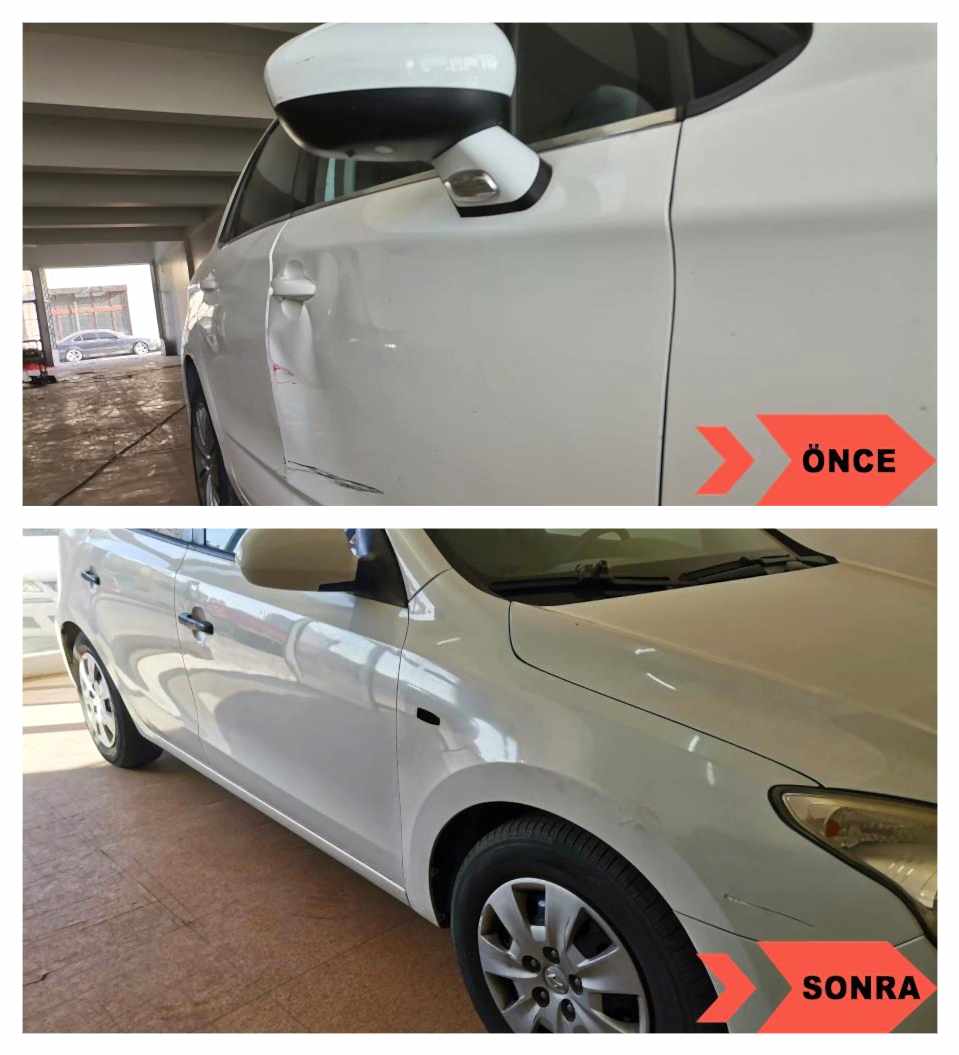 Hyundai İ20 Sağ Ön Kapı Boyasız Onarım